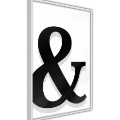Juliste Artgeist Decorative Letter, kehyksillä, eri kokoja