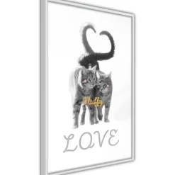 Juliste Artgeist Fluffy Love, kehyksillä, eri kokoja