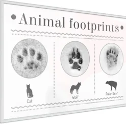 Juliste Artgeist Footprints, kehyksillä, eri kokoja