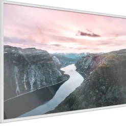 Juliste Artgeist Lake Ringedalsvatnet, kehyksillä, eri kokoja