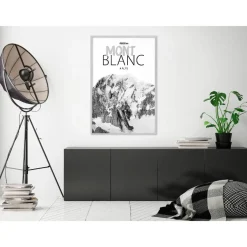 Juliste Artgeist Mont Blanc, kehyksillä, eri kokoja