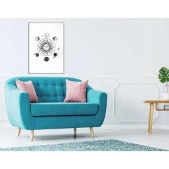 Juliste Artgeist Moon Phases, kehyksillä, eri kokoja