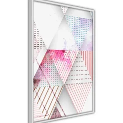 Juliste Artgeist Pink Triangle, kehyksillä, eri kokoja