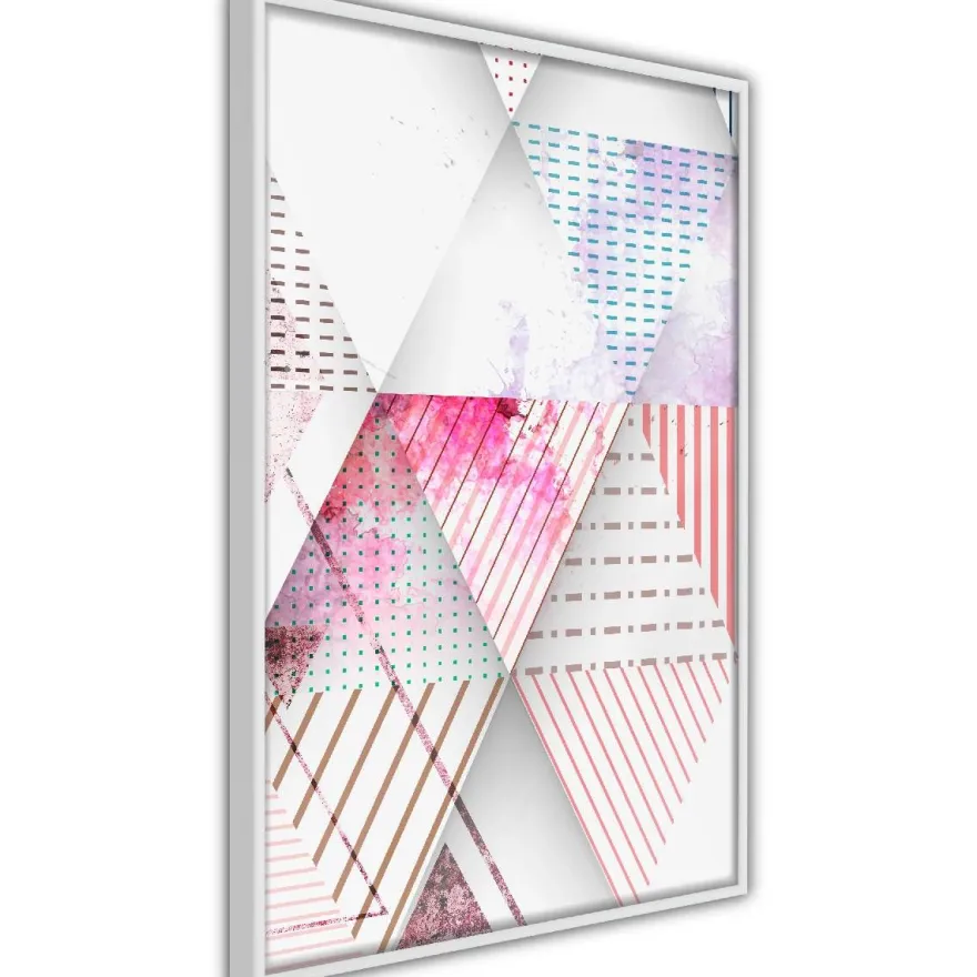 Juliste Artgeist Pink Triangle, kehyksillä, eri kokoja