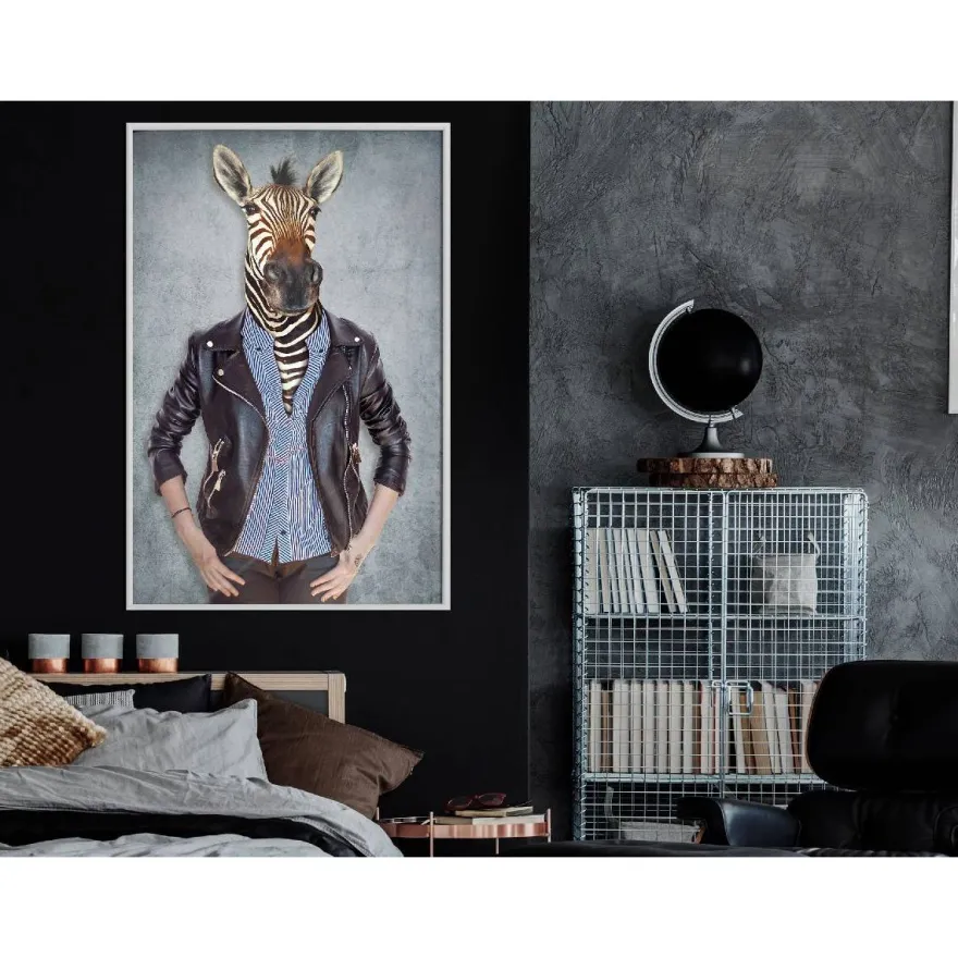 Juliste Artgeist Zebra Ewa, kehyksillä, eri kokoja