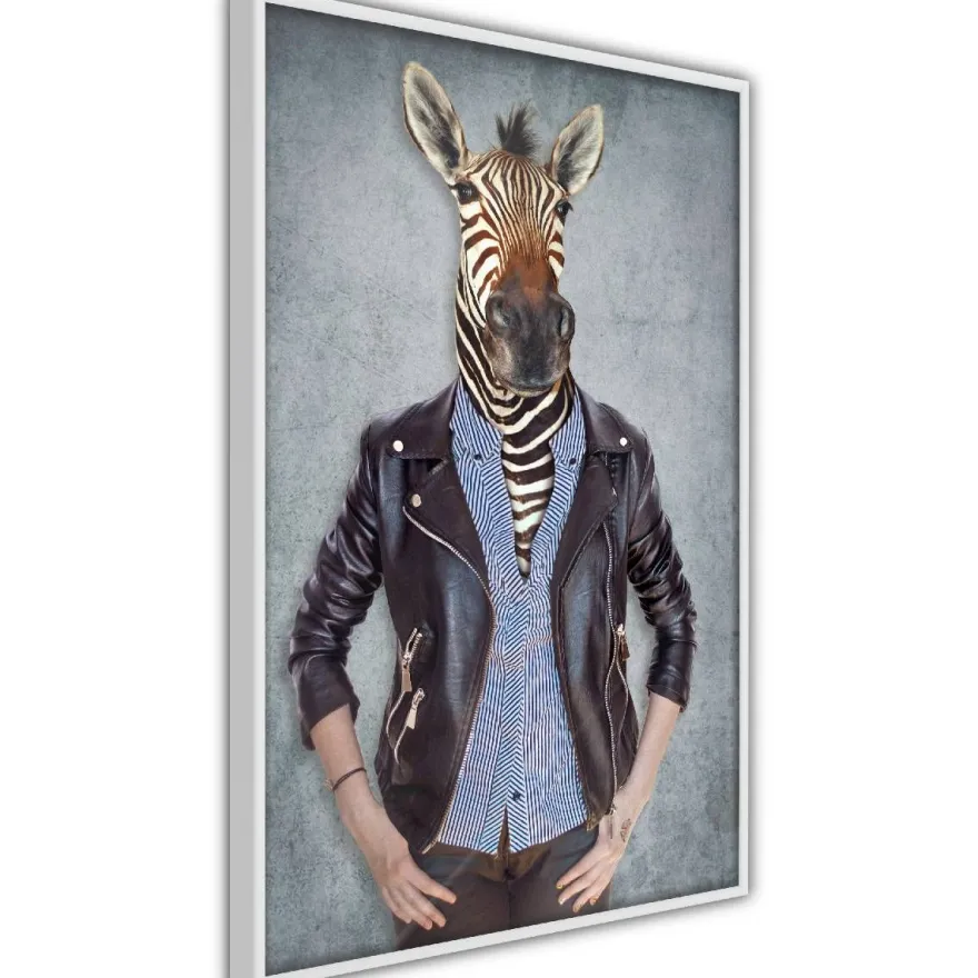 Juliste Artgeist Zebra Ewa, kehyksillä, eri kokoja