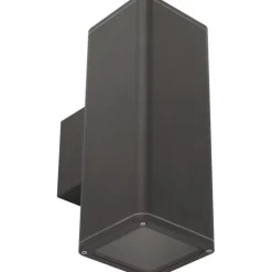 Julkisivuvalaisin M-Light Pillar nelikulmainen, alas, musta