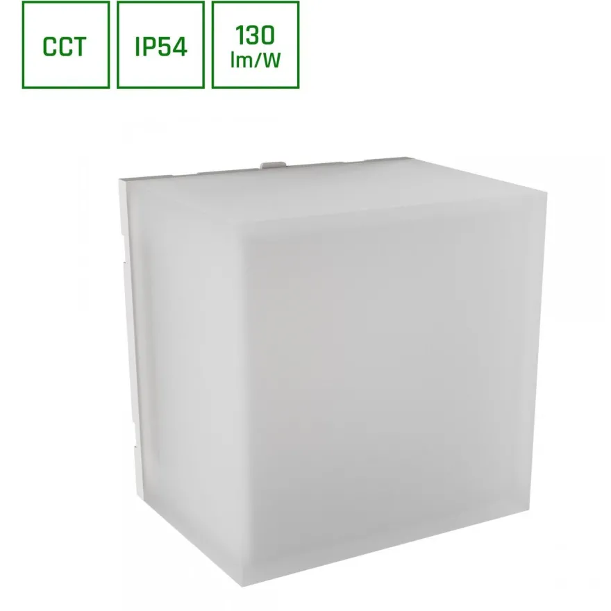 Julkisivuvalaisin Spectrum Scatollo CCT IP54 valkoinen