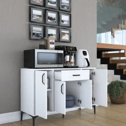 Kaappi Linento Furniture JE136, valkoinen