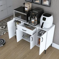 Kaappi Linento Furniture JE136, valkoinen