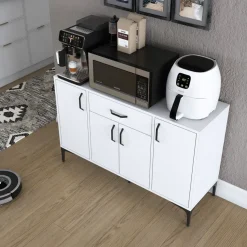 Kaappi Linento Furniture JE136, valkoinen
