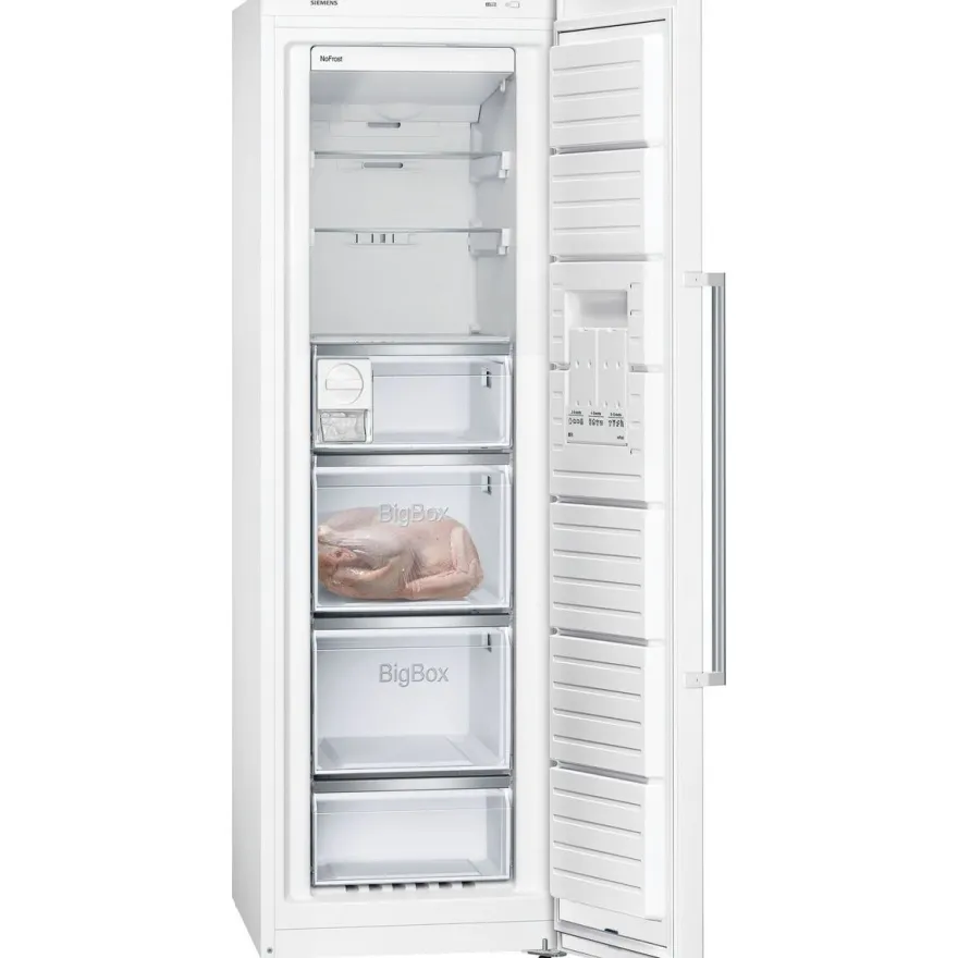 Kaappipakastin Siemens iQ500 GS36NBWEP 60cm, 242 l, valkoinen