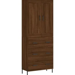 Kaappi tekninen puu, 69,5x34x180 cm, eri värejä ja malleja (31655)