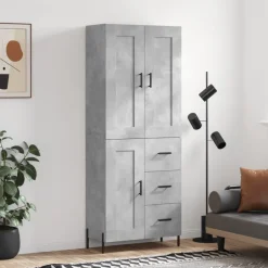 Kaappi tekninen puu, 69,5x34x180 cm, eri värejä ja malleja (31655)