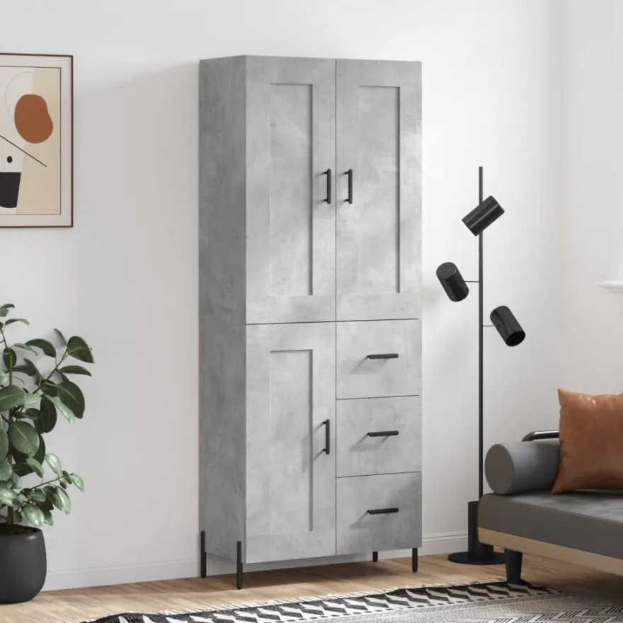 Kaappi tekninen puu, 69,5x34x180 cm, eri värejä ja malleja (31655)