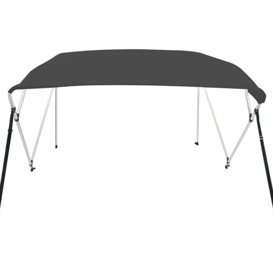 4-kaarinen bimini-kate, antrasiitti 243x180x137 cm