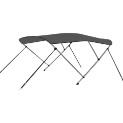 3-kaarinen bimini-kate, antrasiitti 183x180x137 cm