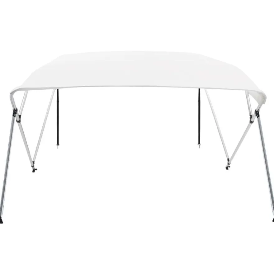 4-kaarinen bimini-kate valkoinen 243x180x117 cm