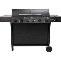 Kaasugrilli Dose Barbeque 10141, 6 poltinta, sivukeitin, musta, Verkkokaupan poistotuote
