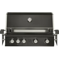 Kaasugrilli Mustang Black Pearl 4 built-in, 4 poltinta, upotettava, musta
