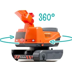 Kaivinkone sis. kypärän Kubota Falk, 670x850x380 mm oranssi muovi