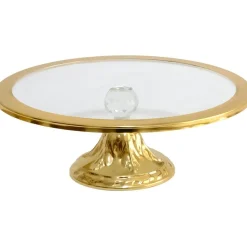 Kakkutarjotin Linento Grace, Ø30cm, kulta