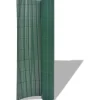 Kaksipuolinen puutarha-aita, PVC, 90x300cm, vihreä