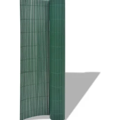 Kaksipuolinen puutarha-aita, PVC, 90x300cm, vihreä