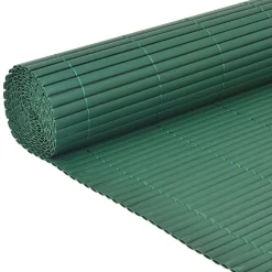 Kaksipuolinen puutarha-aita, PVC, 90x300cm, vihreä