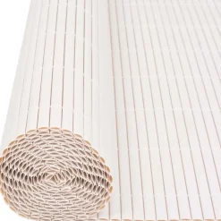 Kaksipuolinen puutarha-aita, 150x300cm, valkoinen