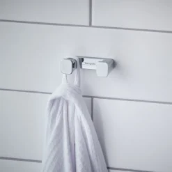 Kaksoispyyhekoukku Hansgrohe AddStoris Q, eri värejä