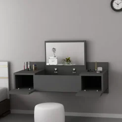 Kampauspöytä Linento Furniture Zakkum, antrasiitinharmaa