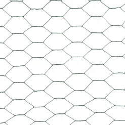 Kanaverkko, teräs, PVC pinnoitteella, silmäkoko 50mm, 25x1.2m, vihreä