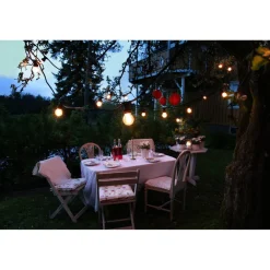 Kantakaapeli Star Trading LED-koristelampuille 10xE27-pidintä/pituus 7350mm Extra musta
