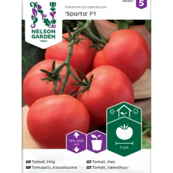 Kasvihuonetomaatti Nelson Garden Sparta F1, siemenet