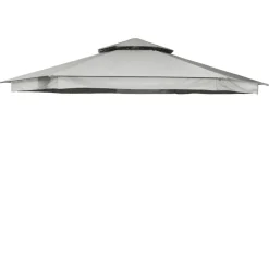 Katto Hillerstorp Luxor 6-kulmaiselle paviljongille, Ø400cm, harmaa