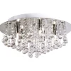 Kattoplafondi Aneta Lighting Madelene 50, kromi/kirkas