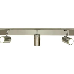 Kattospotti Aneta Lighting Livorno, 3-osainen, suora, IP44, kromi/valkoinen