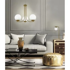 Kattovalaisin Aneta Lighting Orfeus, 3-osainen, mattamessinki