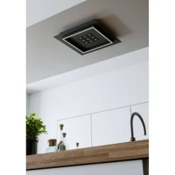 Kattovalaisin Eglo Balazote LED CCT 36x36cm musta