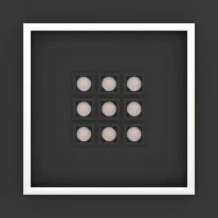 Kattovalaisin Eglo Balazote LED CCT 36x36cm musta