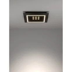 Kattovalaisin Eglo Balazote LED CCT 36x36cm musta