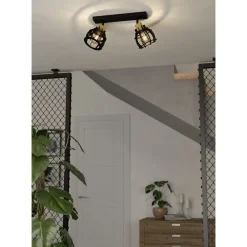 Kattovalaisin Eglo Stillington 1, 2xE27, 40W, IP20, musta