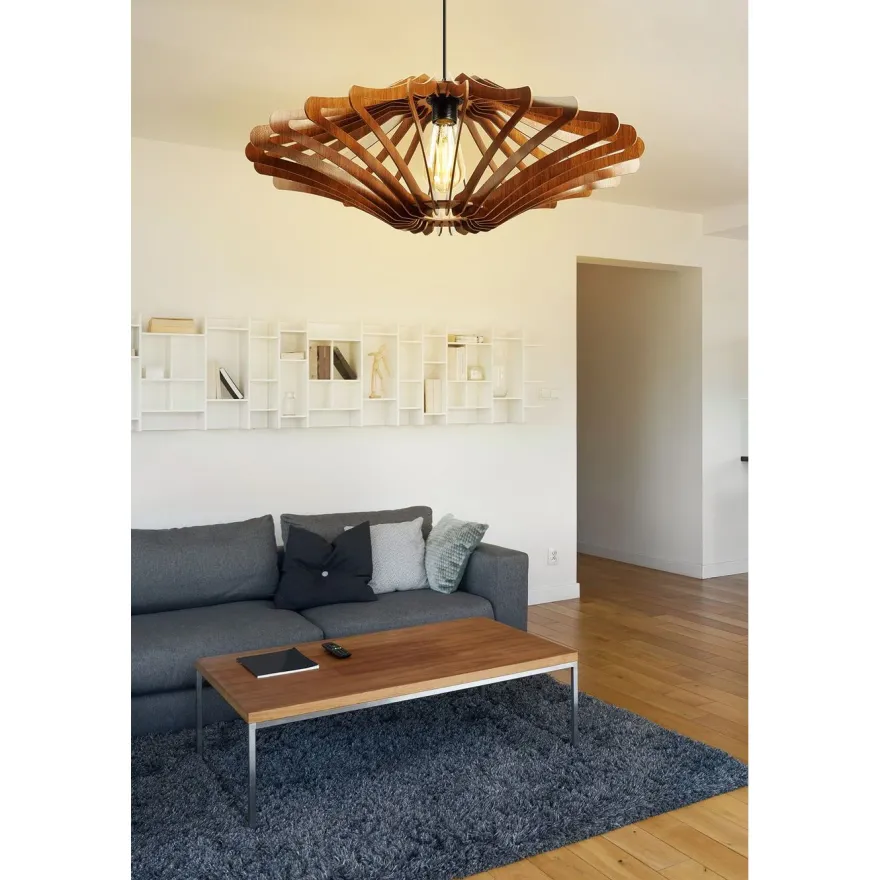Kattovalaisin Linento Lighting Angel, Ø59cm, puu