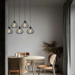 Kattovalaisin Linento Lighting Diamond, 5-osainen, musta