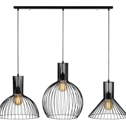 Kattovalaisin Linento Lighting Fellini, 3-osainen, musta
