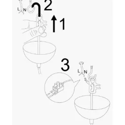 Kattovalaisin Linento Lighting Gezegen, musta/nikkeli