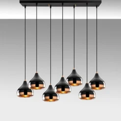 Kattovalaisin Linento Lighting Mint, 7-osainen, musta