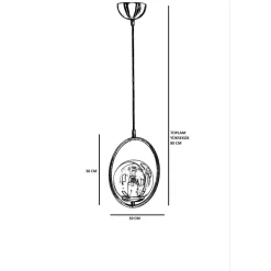 Kattovalaisin Linento Lighting Ring Tekli, valkoinen/kupari