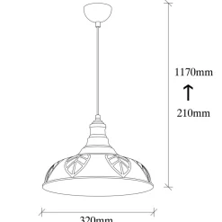 Kattovalaisin Linento Lighting Sağlam, kupari